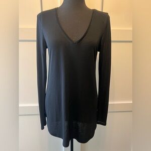 Mossimo Hi-Low Long Sleeve Tunic Top Size M